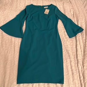 Calvin Klein teal dress size 6